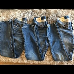 3 pairs of jeans for boy size 14, Abercrombie